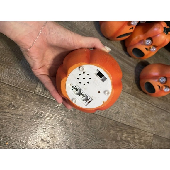 Russ Halloween Googly Spring Eyed Pumpkins - Blinking Eyes Vintage - Picture 9 of 12